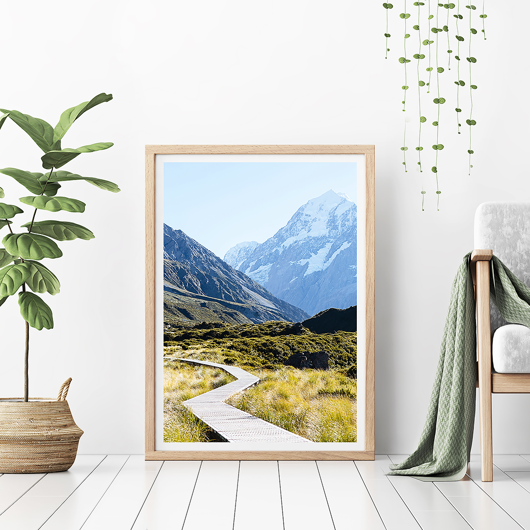 New Zealand Travel Photography / New Zealand Print / Mount Cook