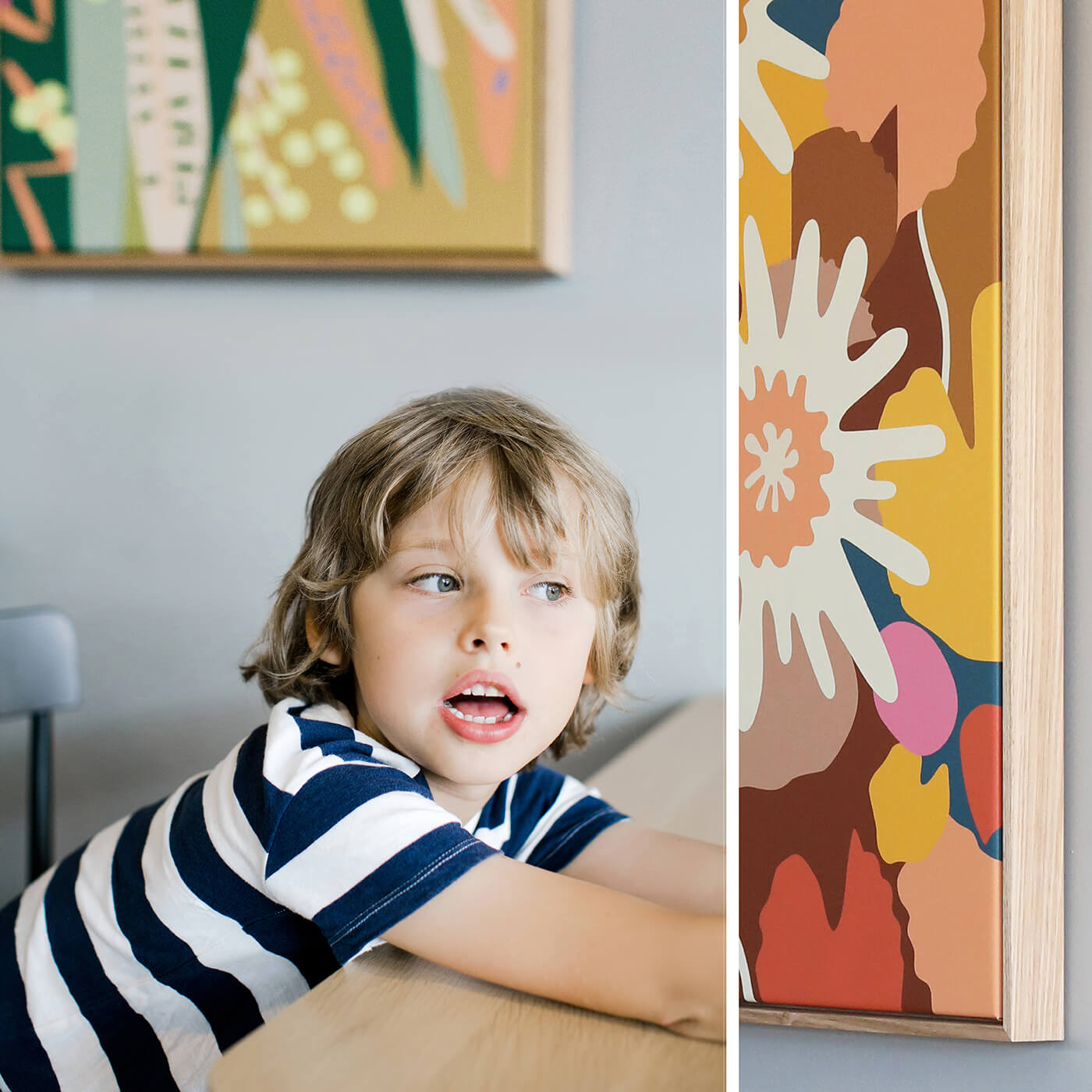 Happy Days Cafe /Artwork visit with Lennon x