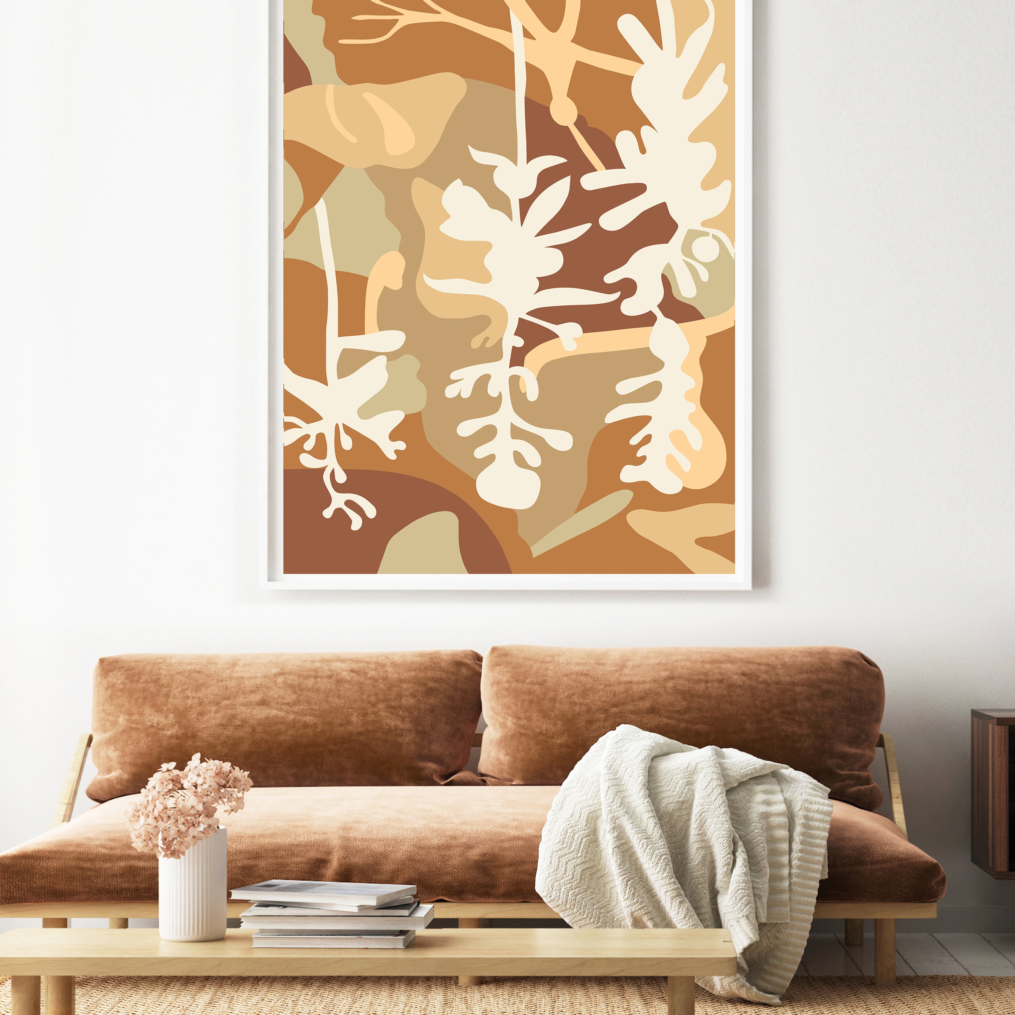 colourful art print flower artwork Australian artist