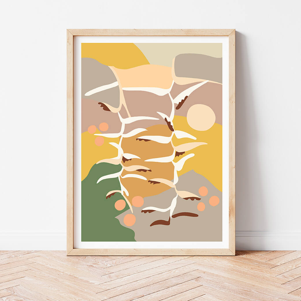 Summertime Jive / Colourful Gallery Wall Art Print