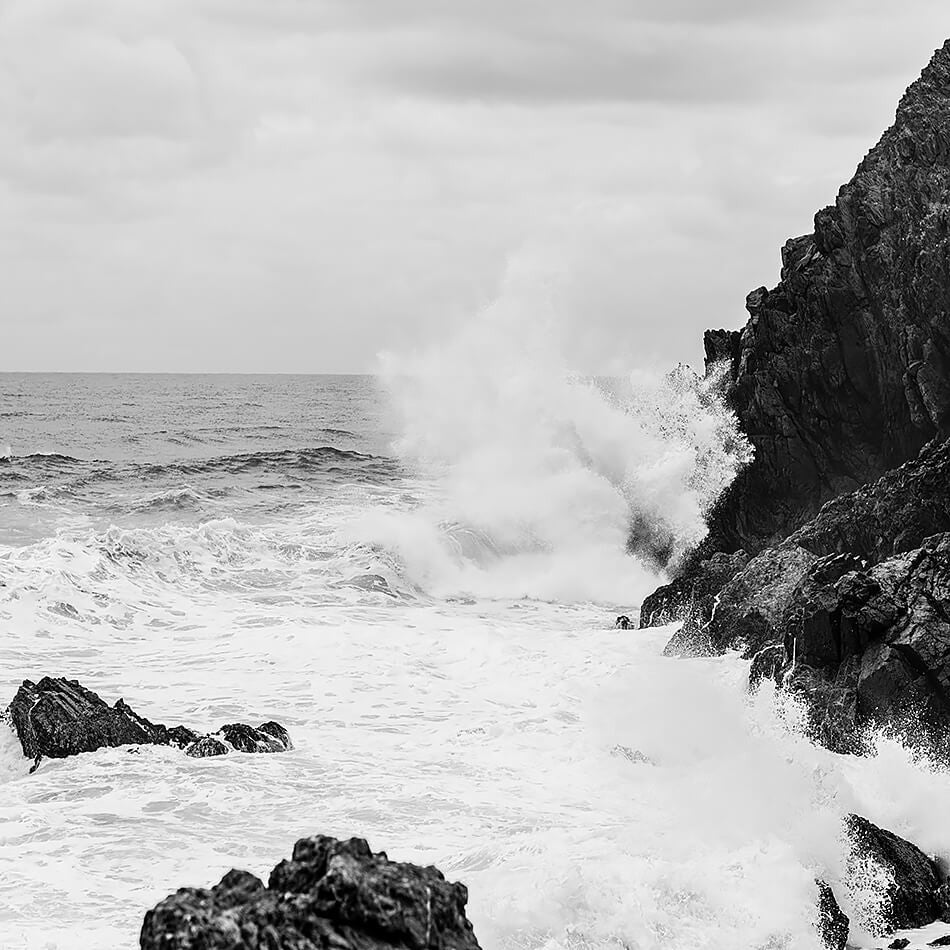 Monochrome Interior / Black and White Print / Byron Bay Photography