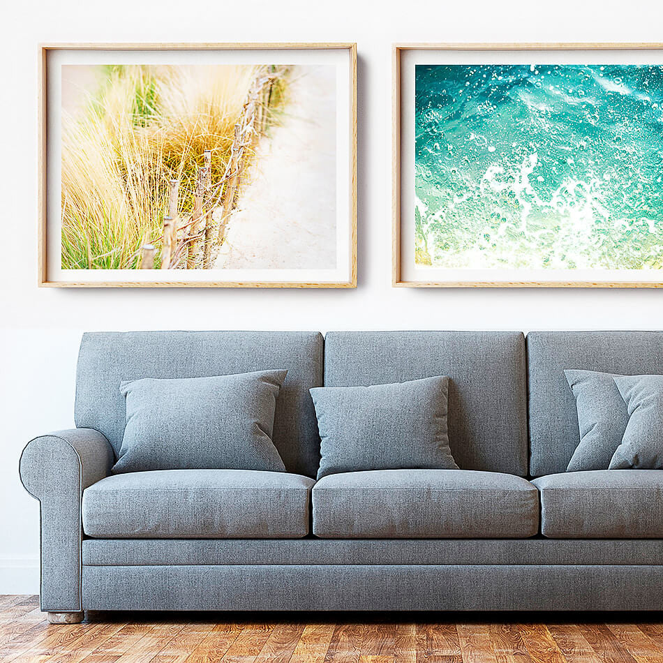 Beach Photography Print / Coastal Home Interior / Beach Art Print Brisbane