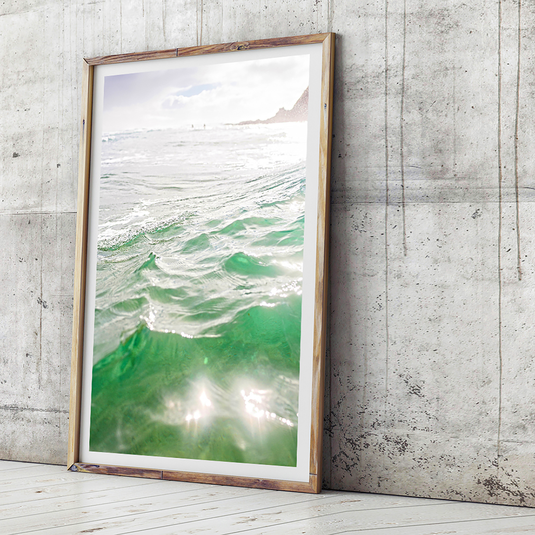 beach print / coastal print / water print / byron bay