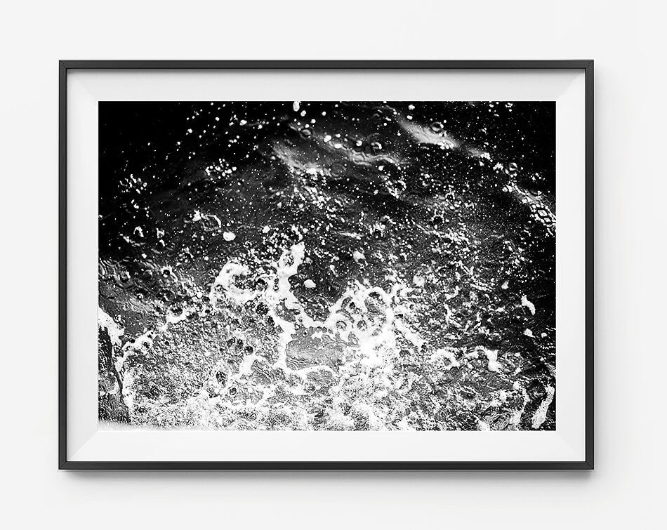 Black and White Photographic Print / Framed Print / Ocean Print