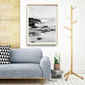 Black and White Art / Beach Photographic Print / Byron Bay Photos