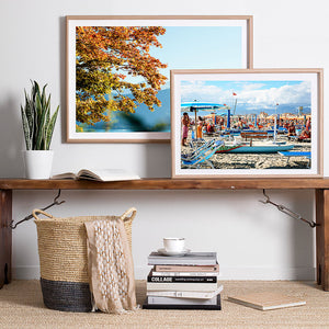 beach photography / framed artwork print / coastal interior decor