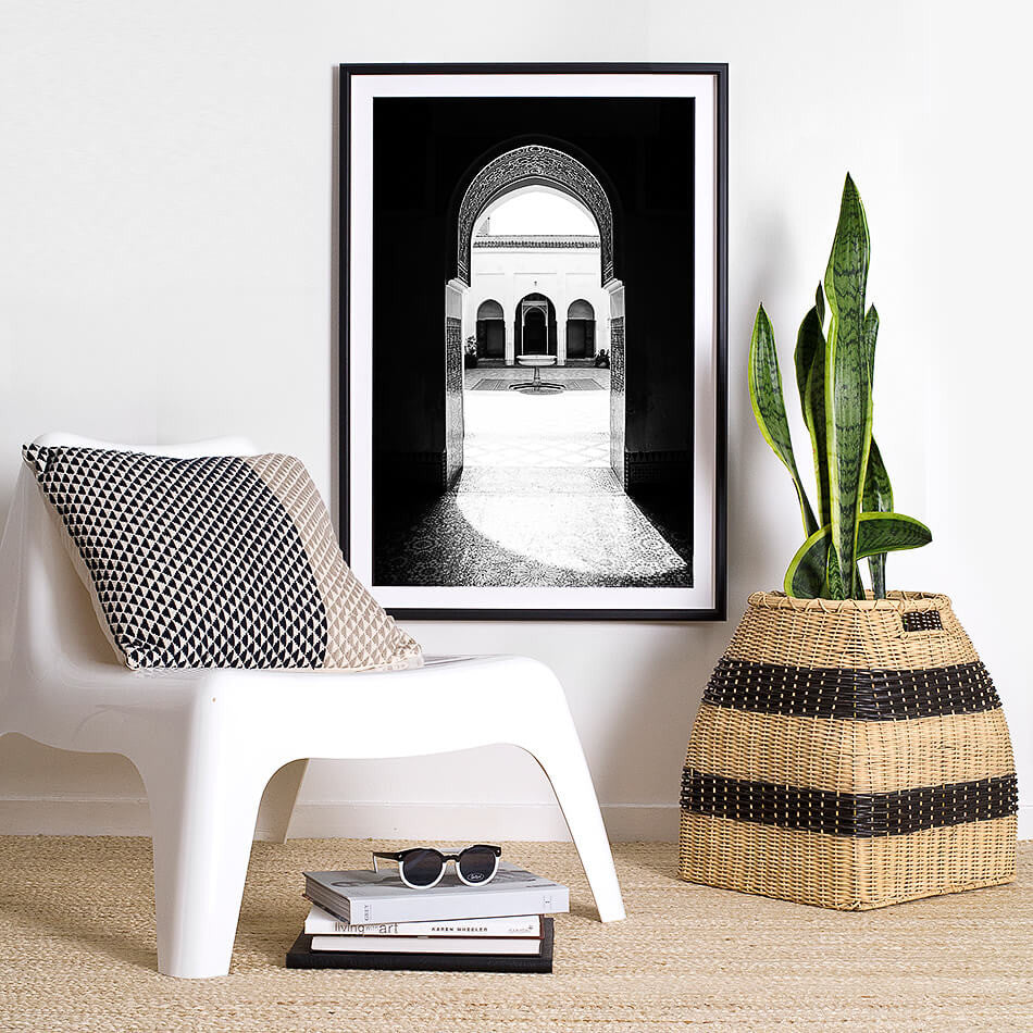 Photographic Art Print / black and white interior decor / monochrome art print