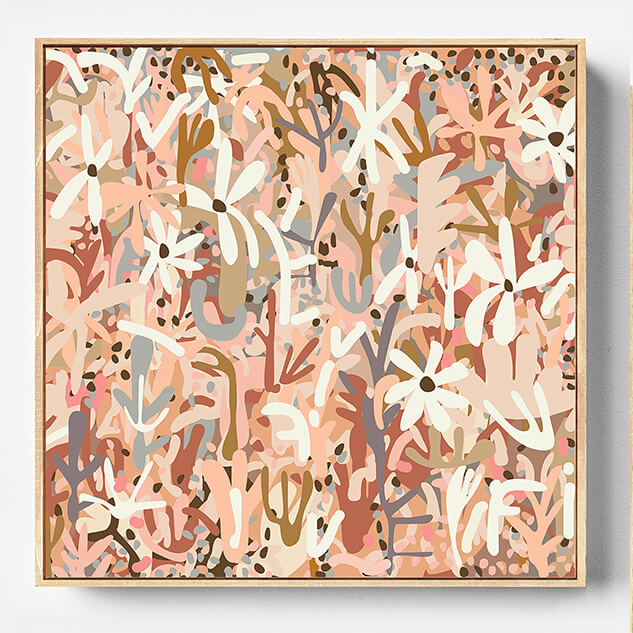 botanicals art print colourful artwork