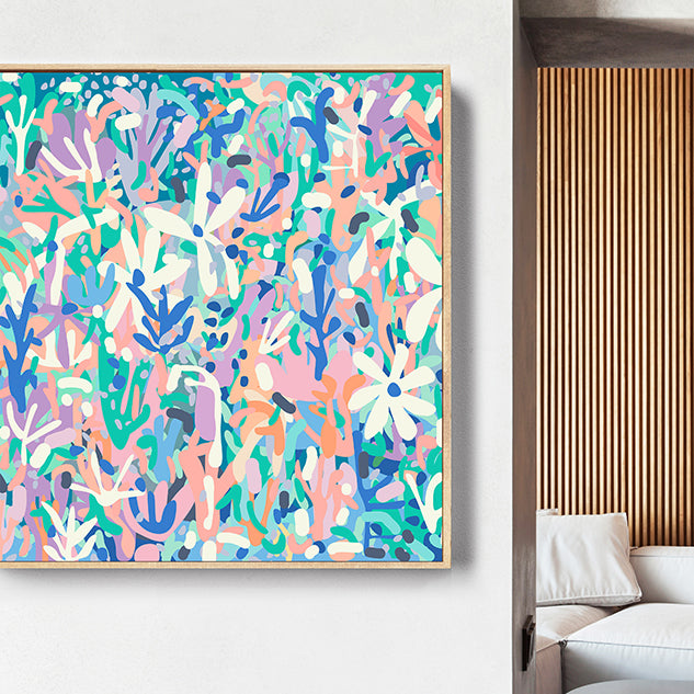 colourful canvas print abstract brisbane artist