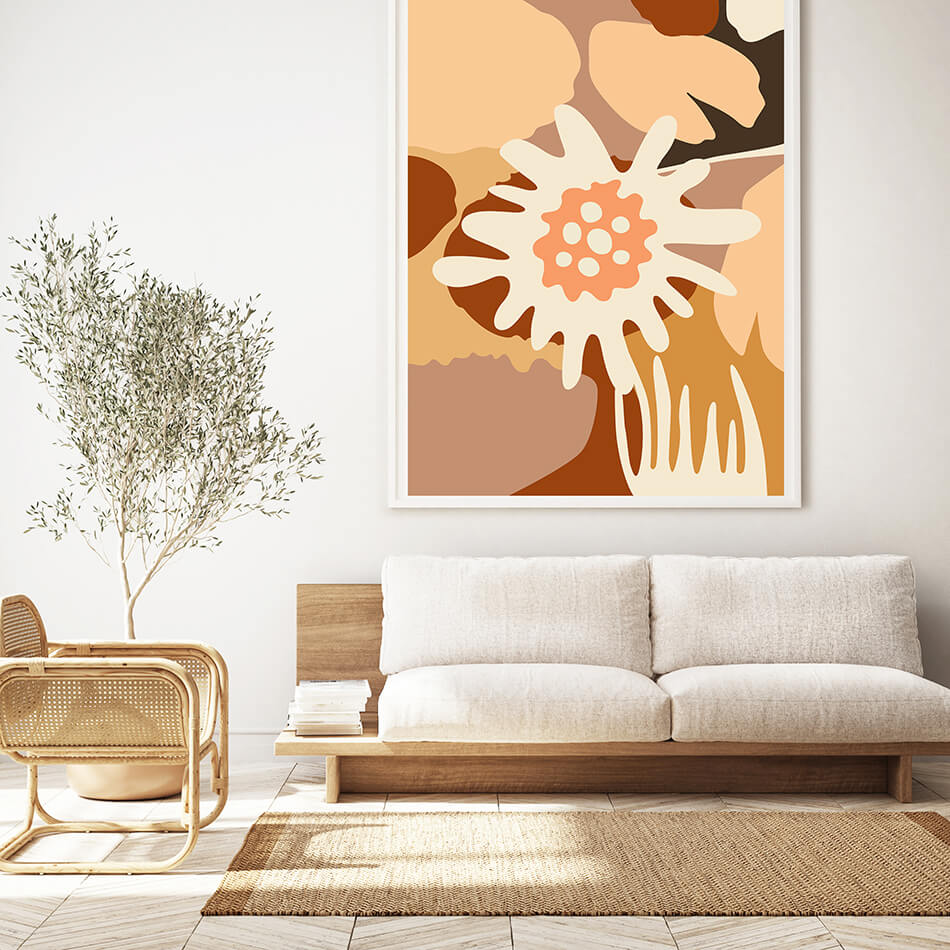 botanical art print colourful flower artwork brisbane artist