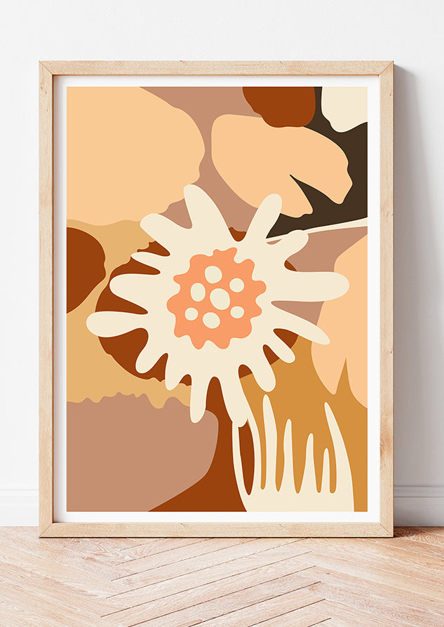 botanical art print colourful flower artwork brisbane artist