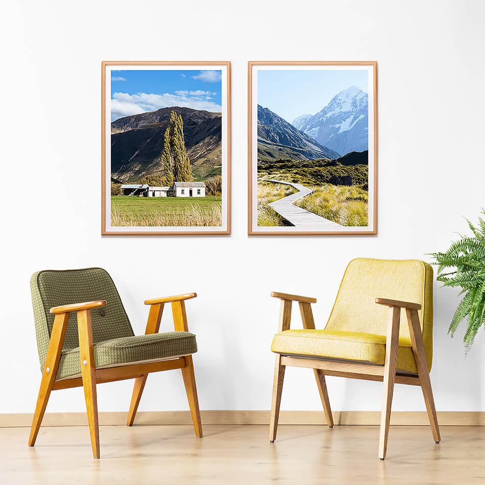 new zealand countryside new zealand nature print natural new zealand travel photography new zealand mountains and house