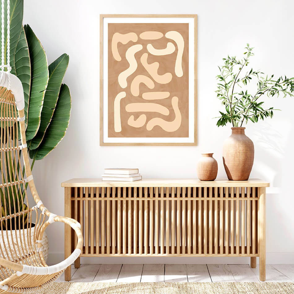 Road Less Travelled II / Abstract Print