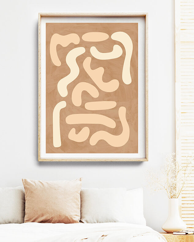 Road Less Travelled II / Abstract Print