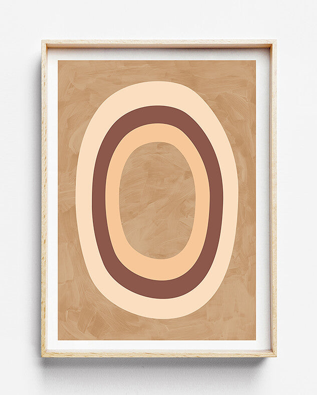 Om Circle II / Abstract Print