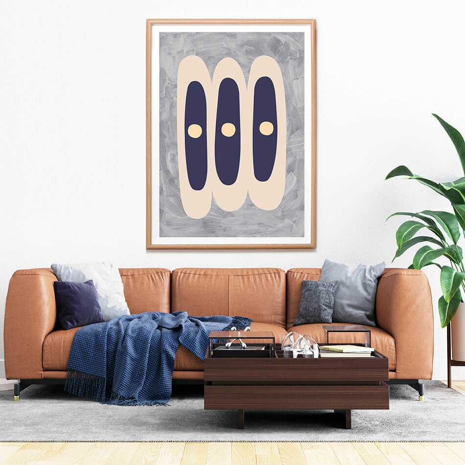 Ships in the Night IV / Abstract Print