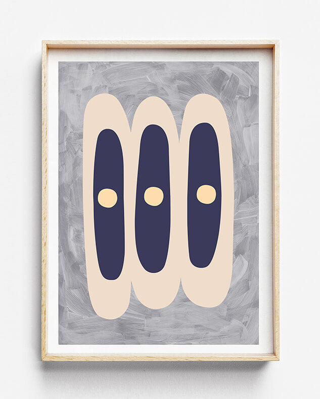 Ships in the Night IV / Abstract Print