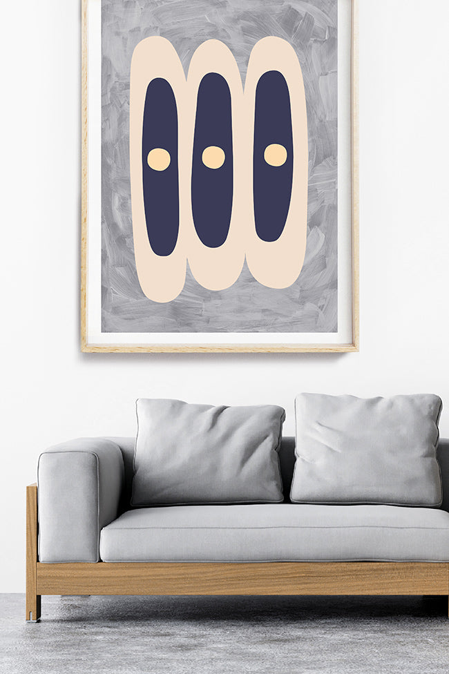 Ships in the Night IV / Abstract Print