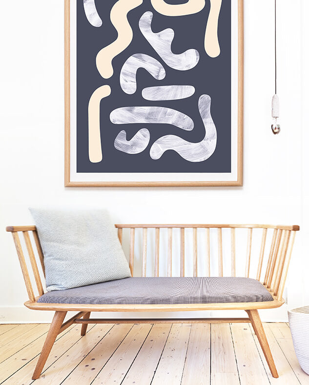 Road Less Travelled III / Abstract Print