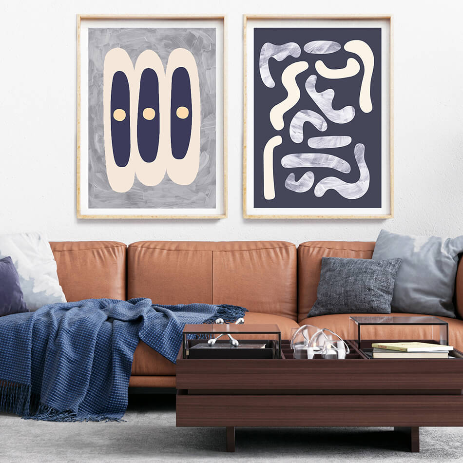 Road Less Travelled III / Abstract Print