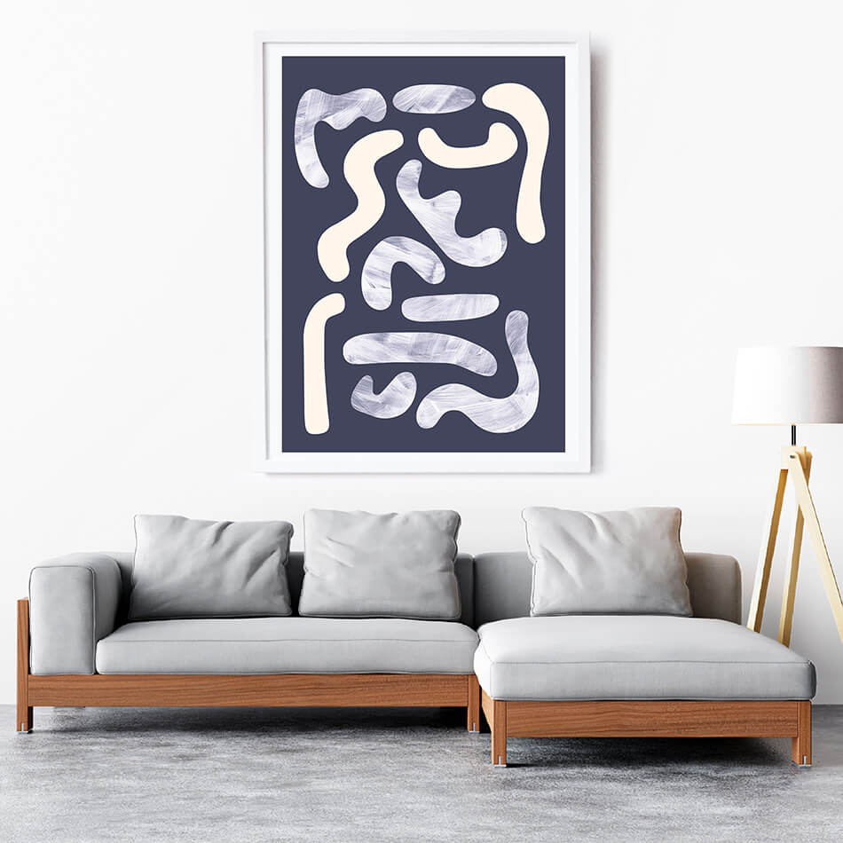 Road Less Travelled III / Abstract Print