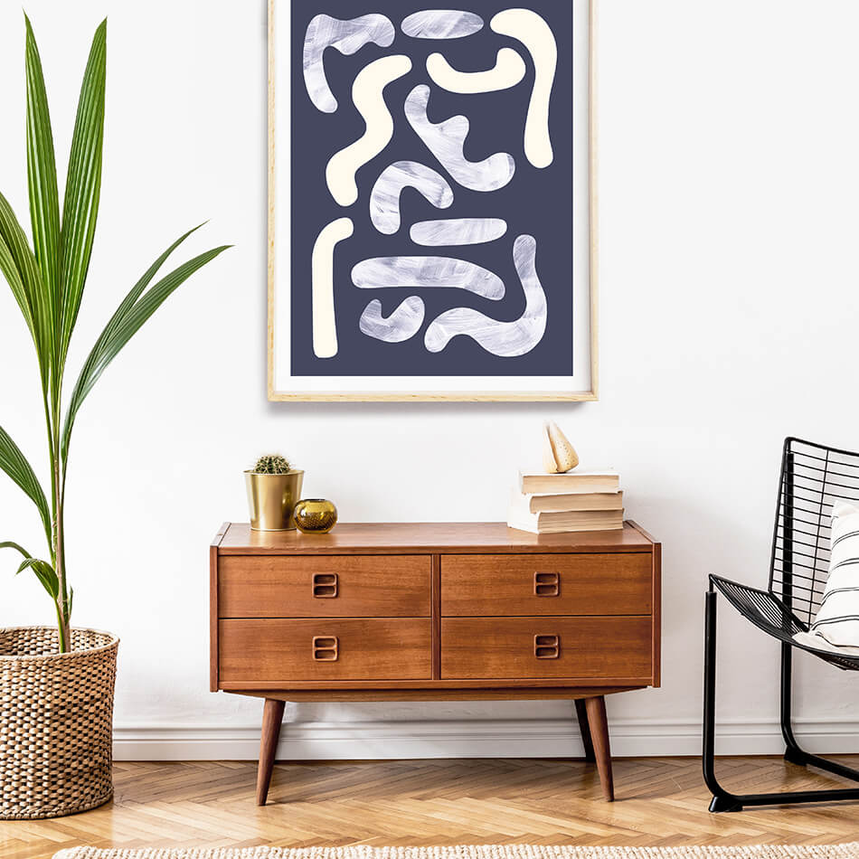 Road Less Travelled III / Abstract Print