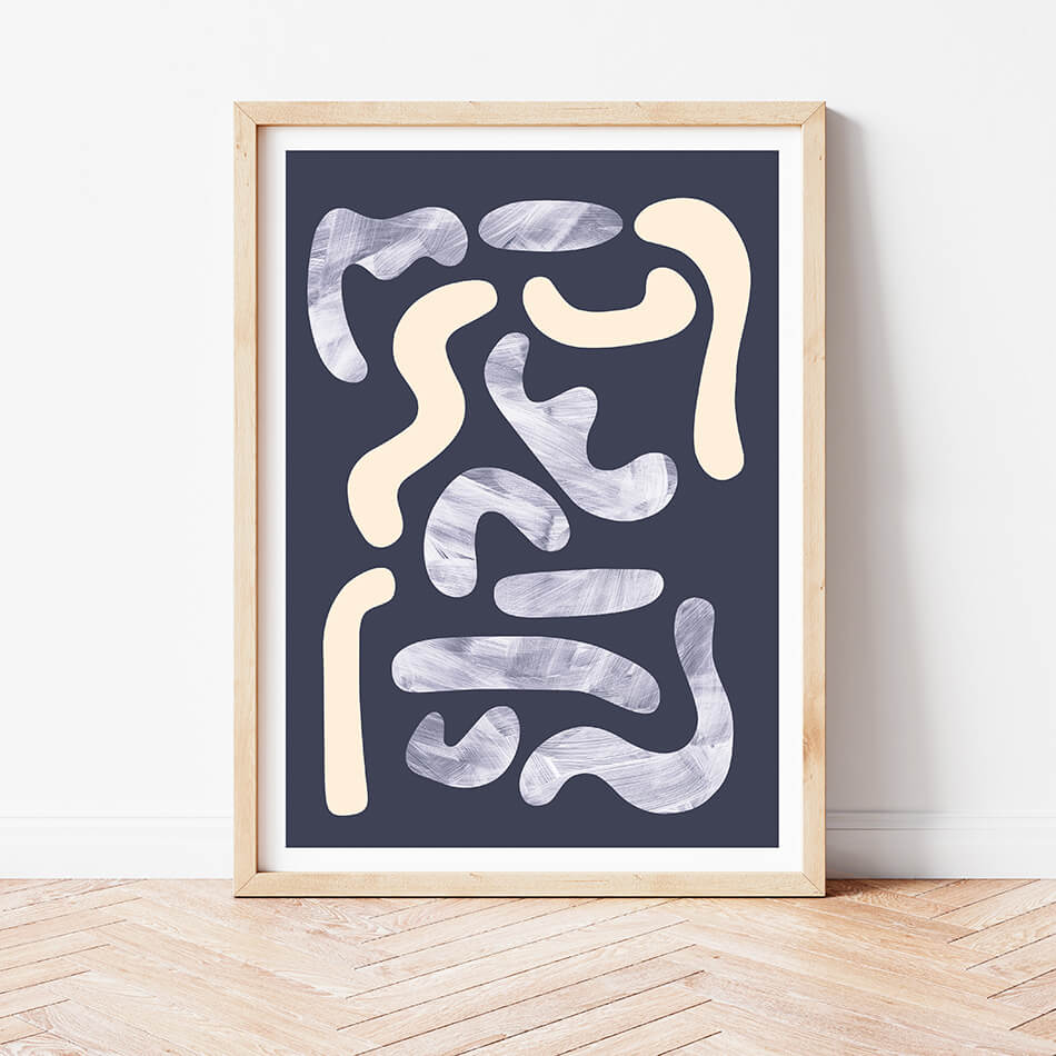 Road Less Travelled III / Abstract Print