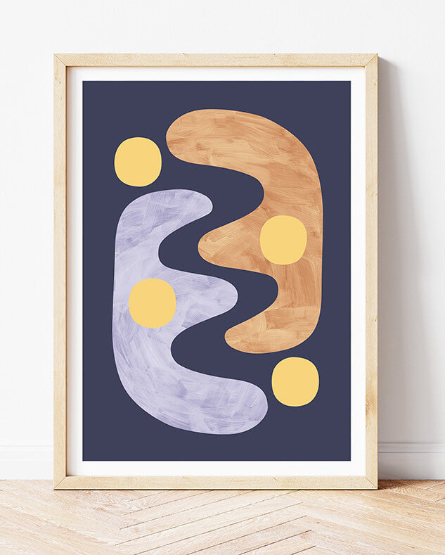 The Dance III / Abstract Print