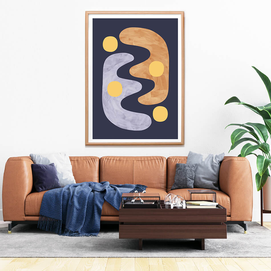 The Dance III / Abstract Print