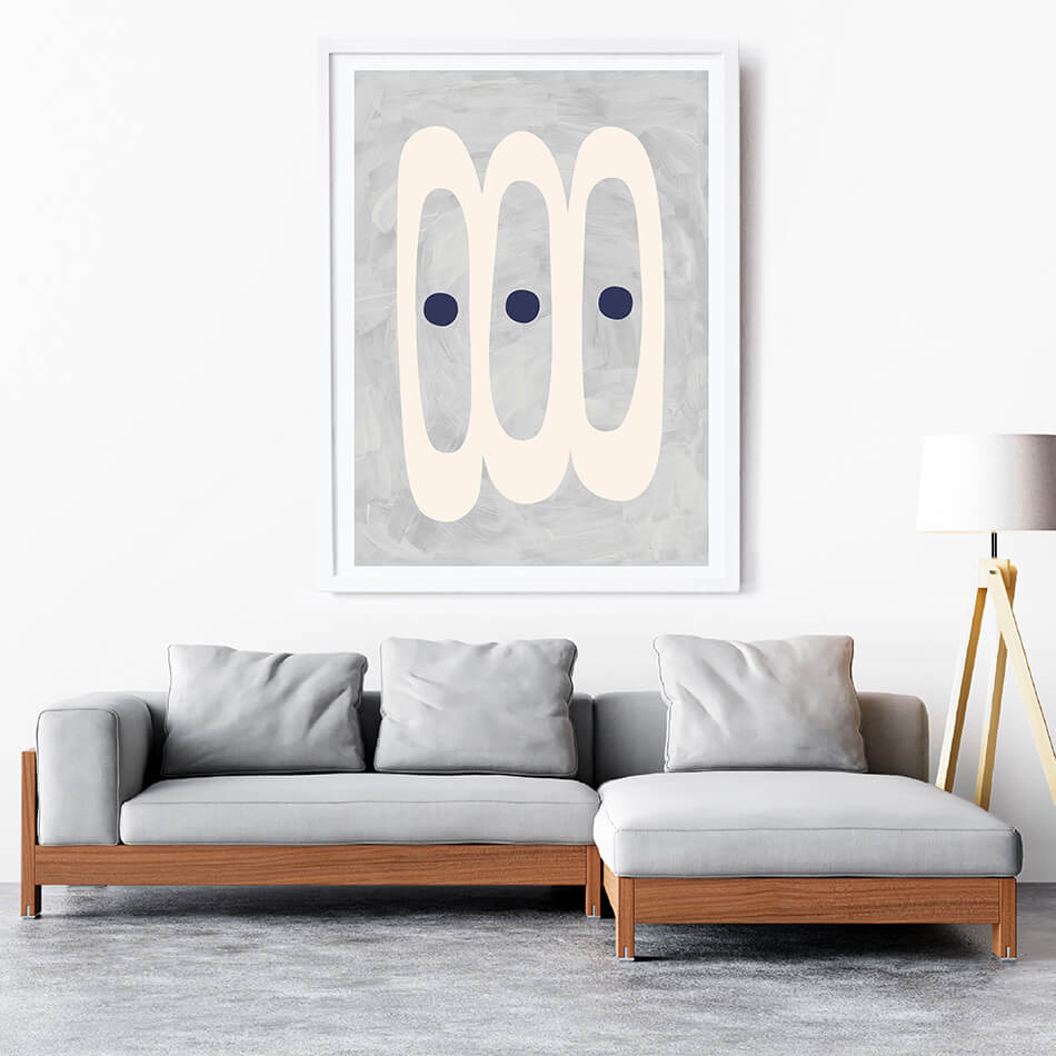 Ships in the Night V / Abstract Print