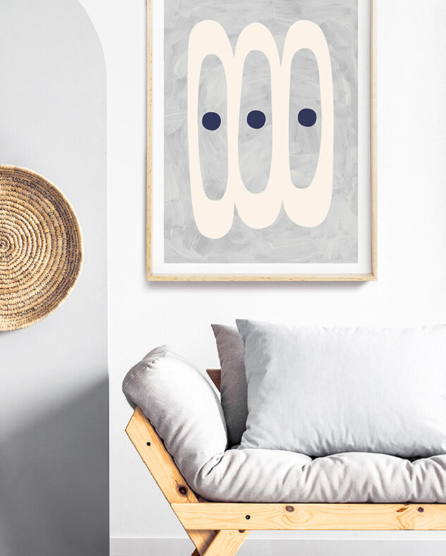 Ships in the Night V / Abstract Print