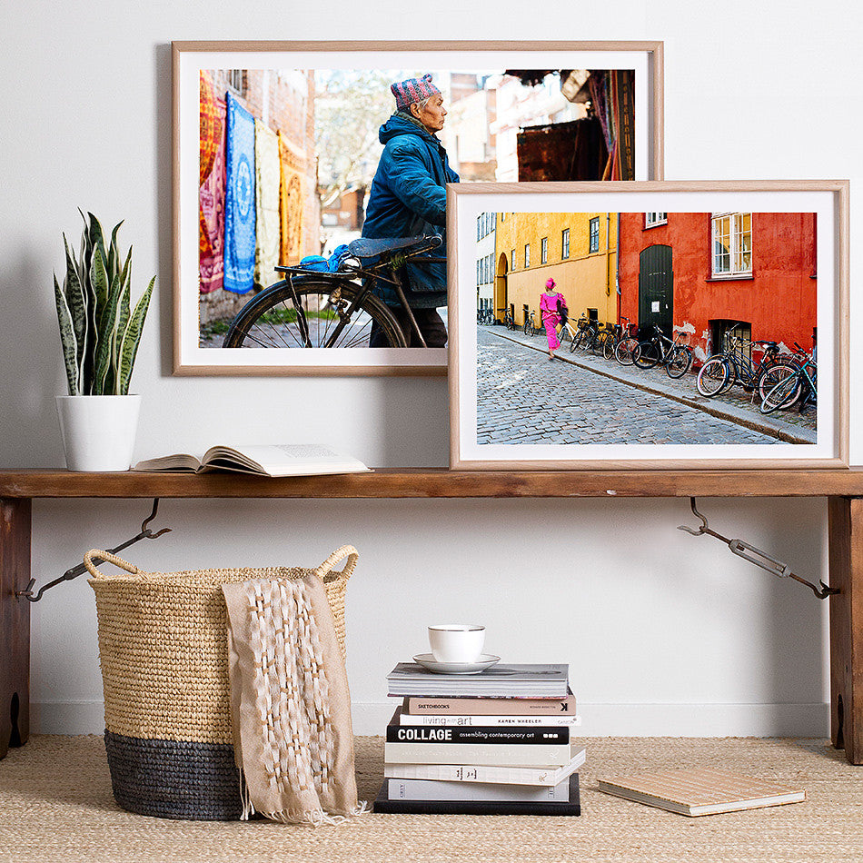 africa street photography framed print for wall colourful artwork