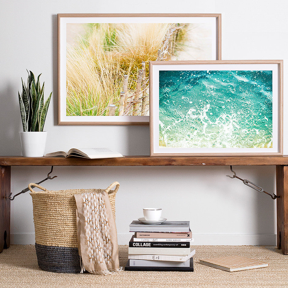 framed beach artwork for the home beach print coastal home wares decor artwork print