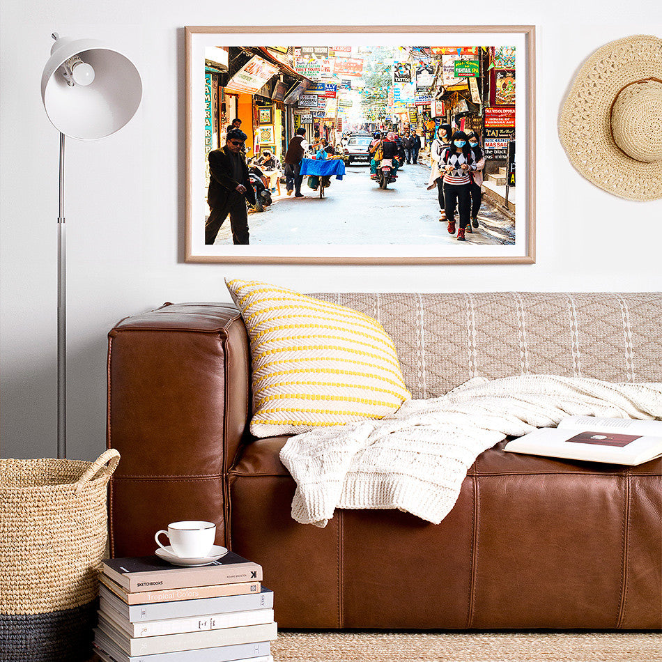 kathmandu street photography framed print for wall nepalese artwork nepal photo print photographic print photographic print shop brisbane photographic prints for the home framed art prints brisbane