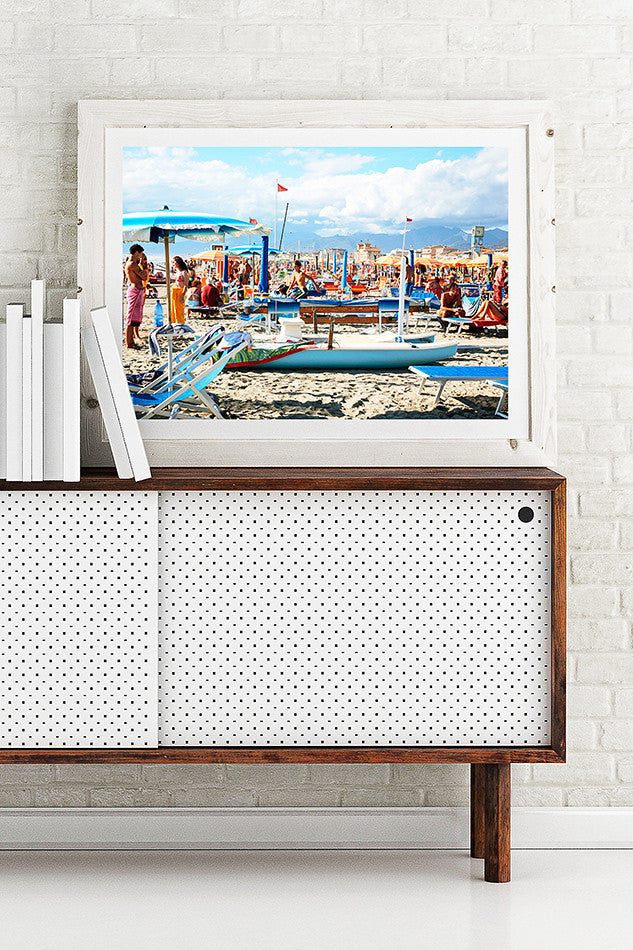 limited edition fine art photography print for the wall of the beach life ocean fun at Sperlonga Italy artwork nature organic artwork for wall at home for home decor